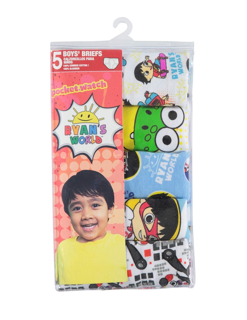 Ryan's World Boys' Big Underwear Multipacks, Ryan5pk,8 - Image 2